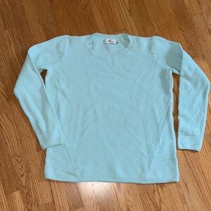 Vineyard Vines Aqua Women's Crew Neck Sweater